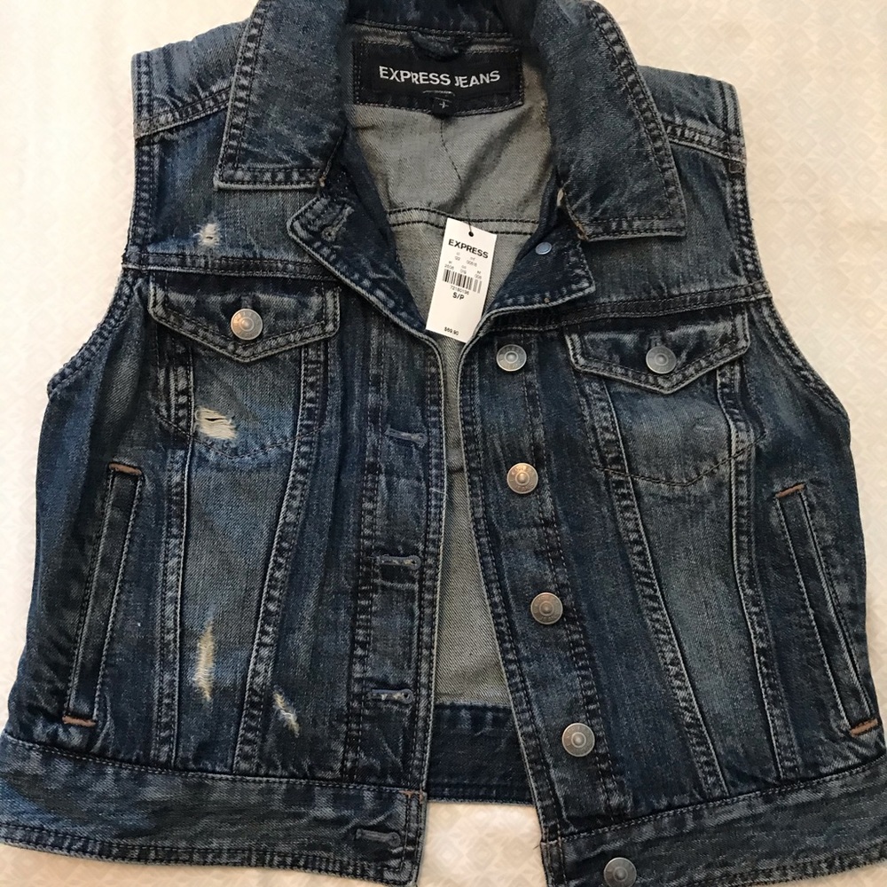 Express Denim Vest